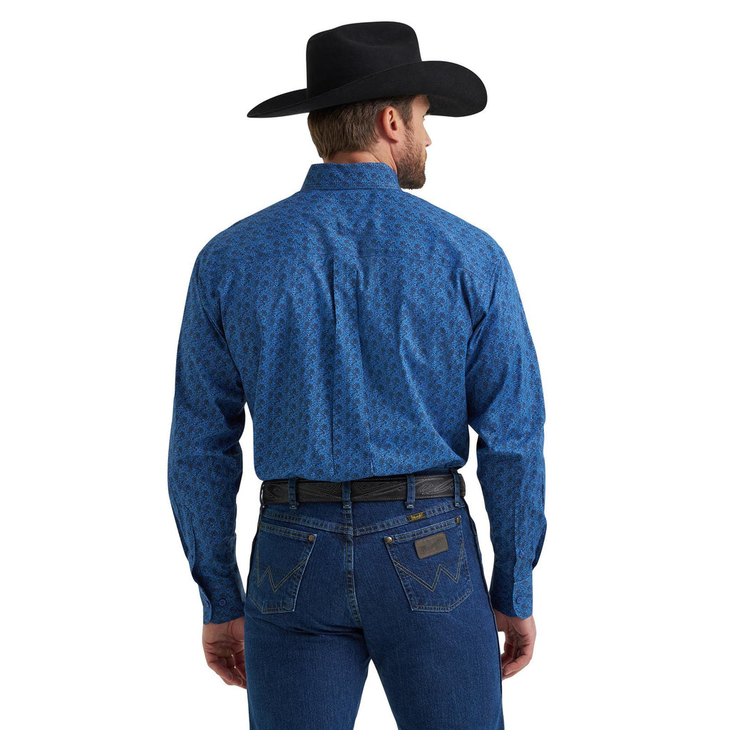 Wrangler® George Strait Collection Two Pocket Long Sleeve Shirt