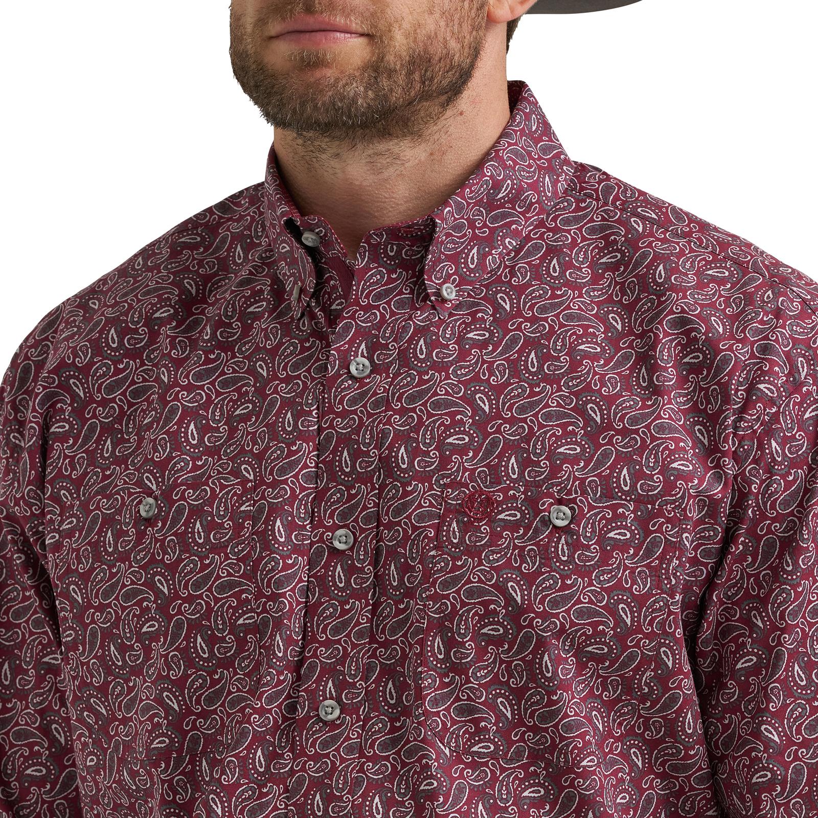Wrangler® George Strait Collection Two Pocket Long Sleeve Shirt
