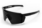 HEATWAVE® - Future Tech Sunglasses: Black Frame Anti Fog Black Lens Z87+
