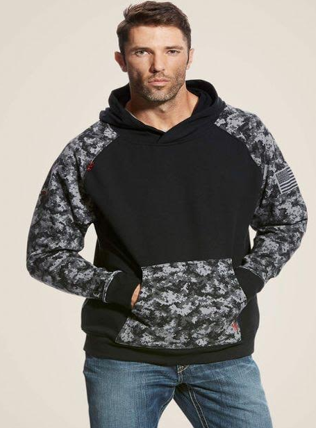 Ariat Hoodie - Camo Black