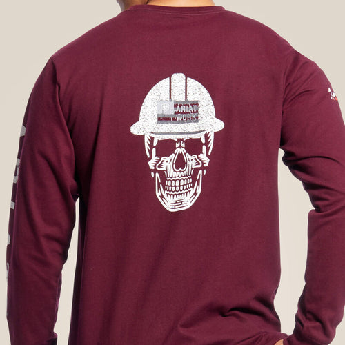 ARIAT FR Roughneck Skull Logo T-Shirt