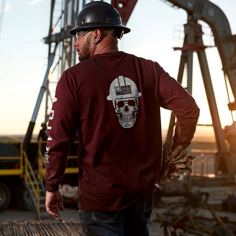 ARIAT FR Roughneck Skull Logo T-Shirt