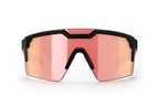 HEATWAVE® - Future Tech Sunglasses: Black Frame Rose Gold Z87+