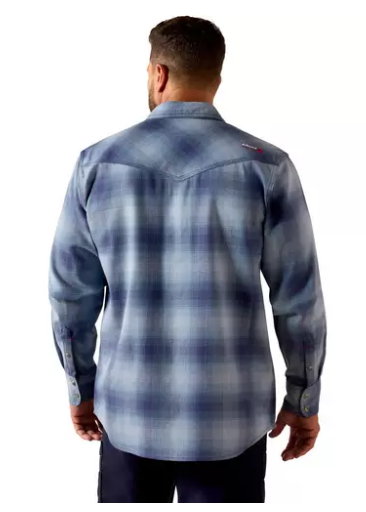 Ariat FR Retro Fit Snap Long Sleeve Button Up Shirt