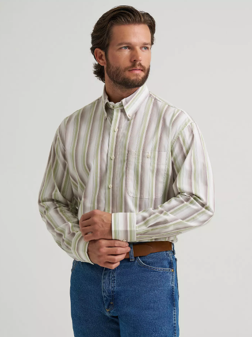 Wrangler® George Strait Collection One Pocket Long Sleeve Shirt
