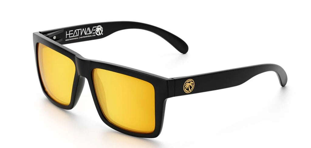 HEATWAVE® - VISE Z87 Sunglasses Black Frame: Gold Rush Lens