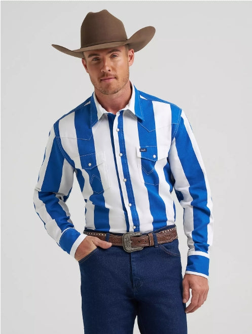Wrangler® Vintage Inspired Long Sleeve Shirt