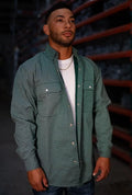 FR Pearl Snap Work Shirt - Gunner Green