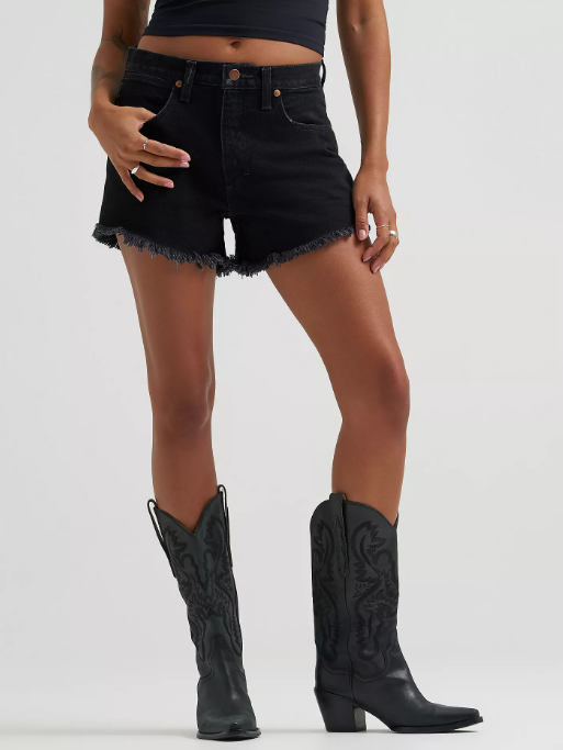 Wrangler® Reworked Shorts - Shadow Black