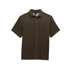 Wrangler®  Performance Polo Shirt - Regular Fit - Turkish Coffee Vertical Ditzy Checotah