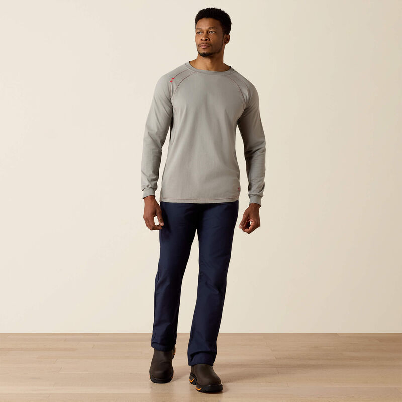 Ariat Men's FR AC Crew T-Shirt Gray