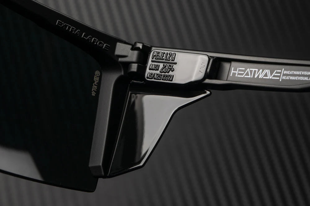 HEATWAVE® - Performance XL Lazer Face Sunglasses: Black Z87+