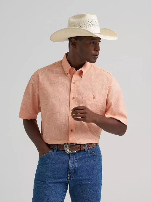 Wrangler® George Strait Collection One Pocket Short Sleeve Shirt