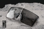 HEATWAVE® - Lazer Face Sunglasses: VAPOR CLEAR Frame Photochromic Lens Z87