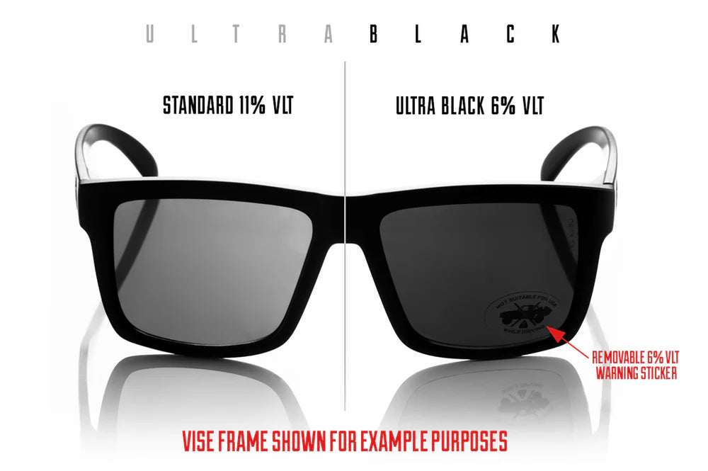 HEATWAVE® - Future Tech Sunglasses: Ultra Black Z87+